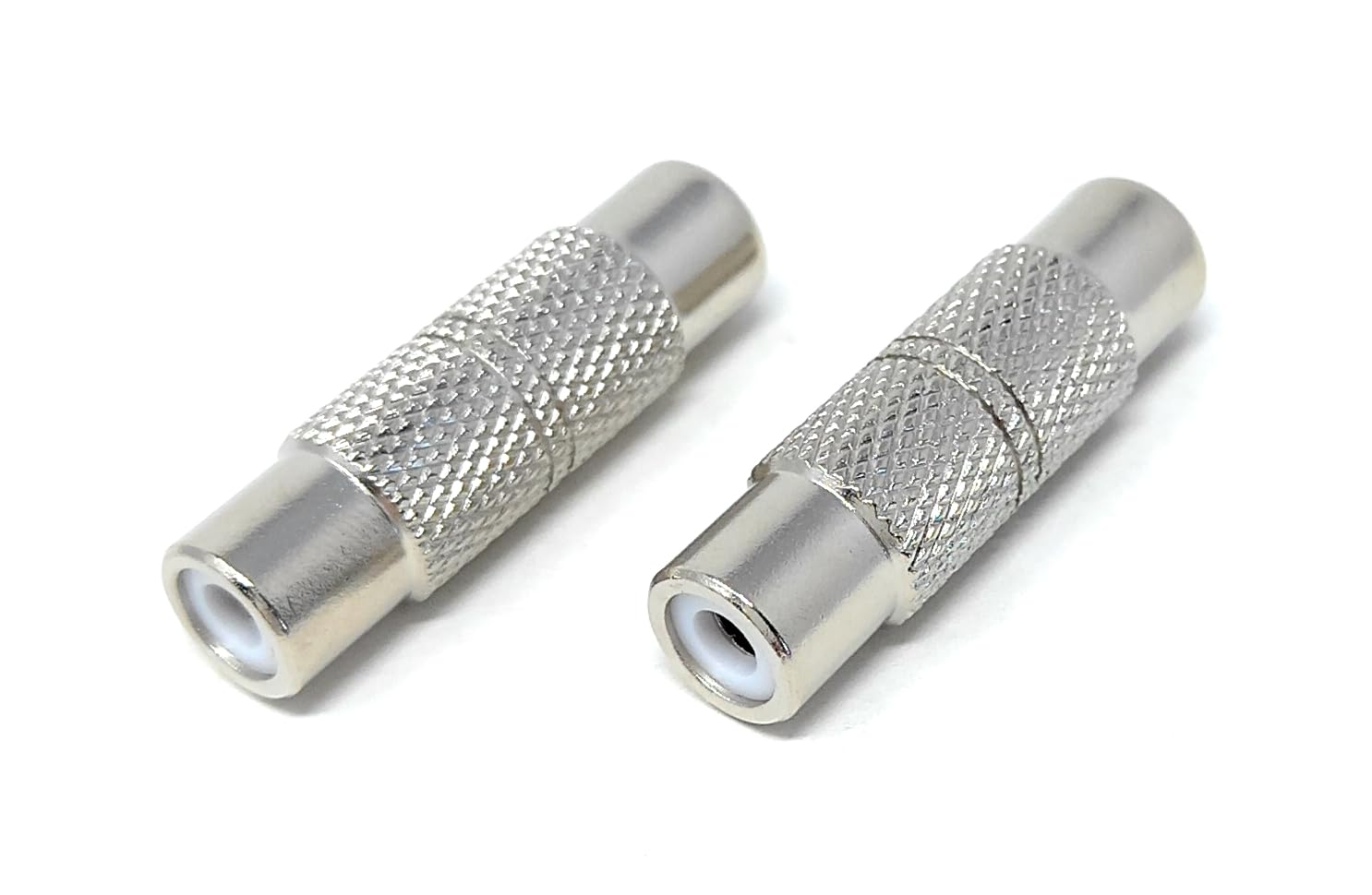 DRUT RCA Female to RCA Female Coupler, Single Phono Socket to Socket Adapter for RCA Cables, Speakers, Amplifiers, and Audio Systems