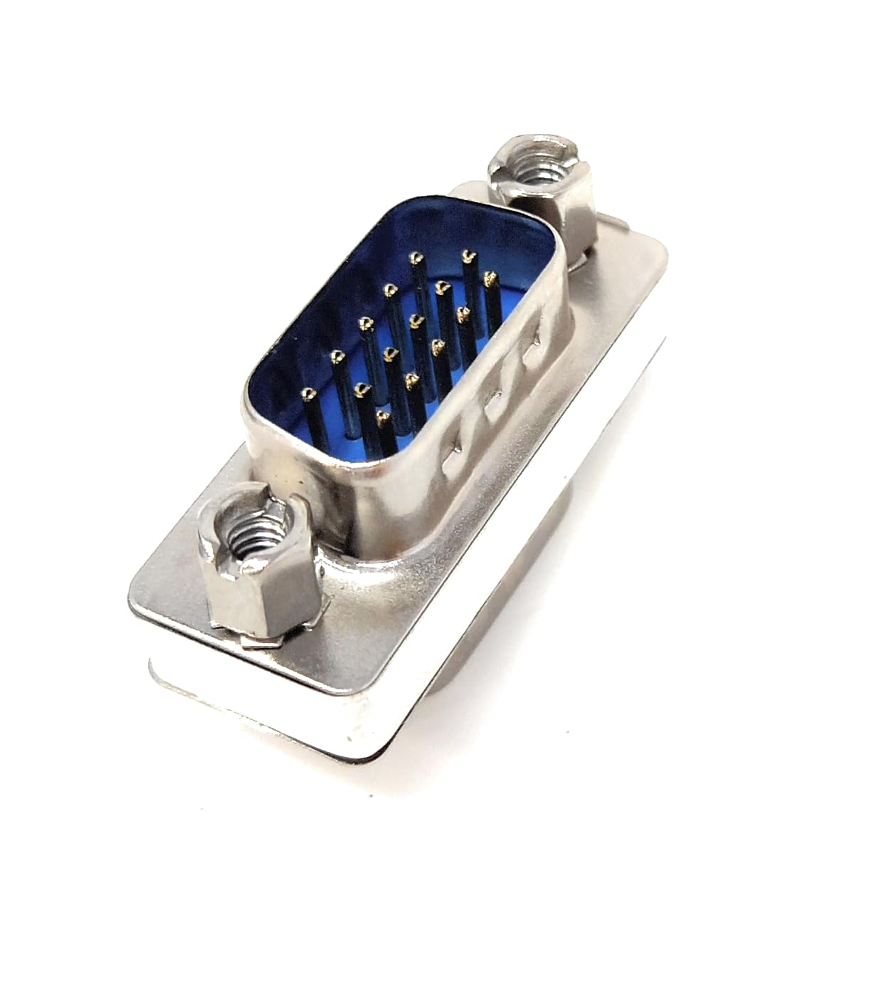 DRUT VGA Male to Male HD15 SVGA Gender Changer Adapter, Monitor Cable Coupler, All Pins Connected, for PC, Laptop, Projector, Display Equipment