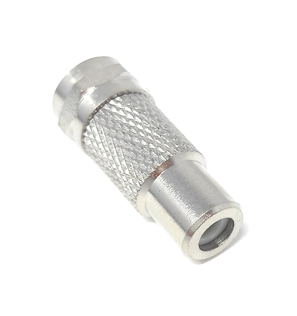 DRUT F-Type Male Plug to RCA Female Jack RF Video TV Cable Lead Adapter