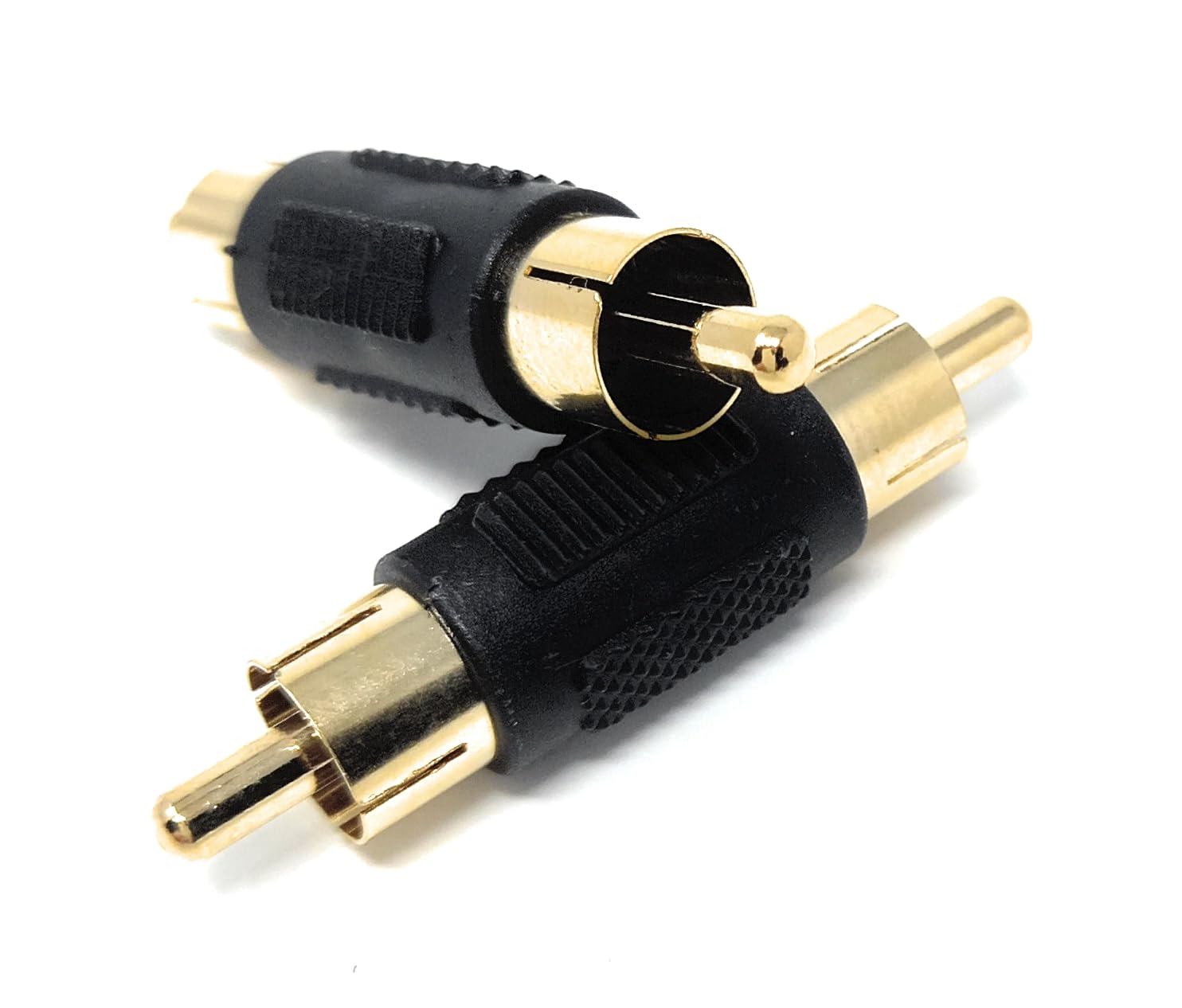 DRUT RCA To RCA Phono Plug Cable Joiner Coupler Adapter (Male to Male)