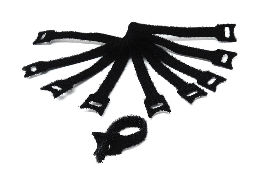 Hook & Loop Reusable Cable Ties 135mm x 12mm – 10 Pack – Adjustable Cord Organizer Straps for Wires, Cables, Home, Office & Electronics – Durable & Reusable Fastening Ties