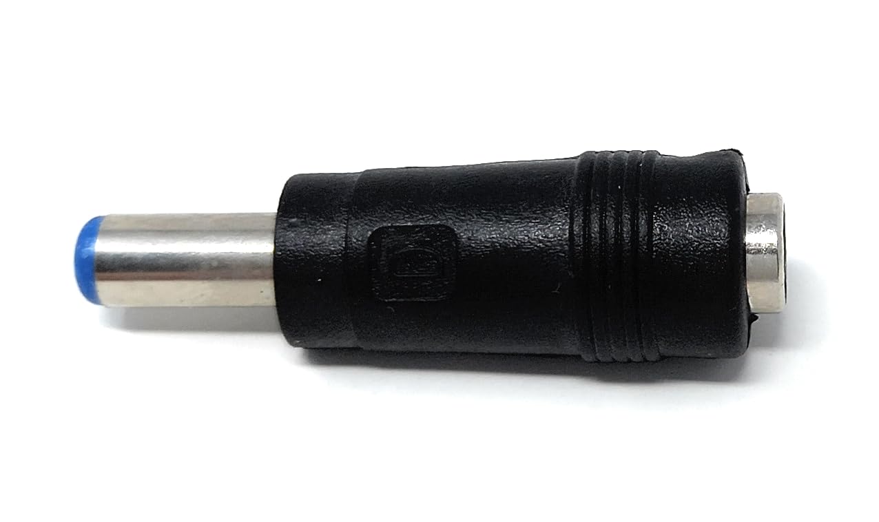 DRUT 5.5mm x 2.1mm Male Plug to 5.5mm x 2.5mm Female Socket DC Power Adapter Cable Lead Converter for CCTV, Led Lights, Music Instruments