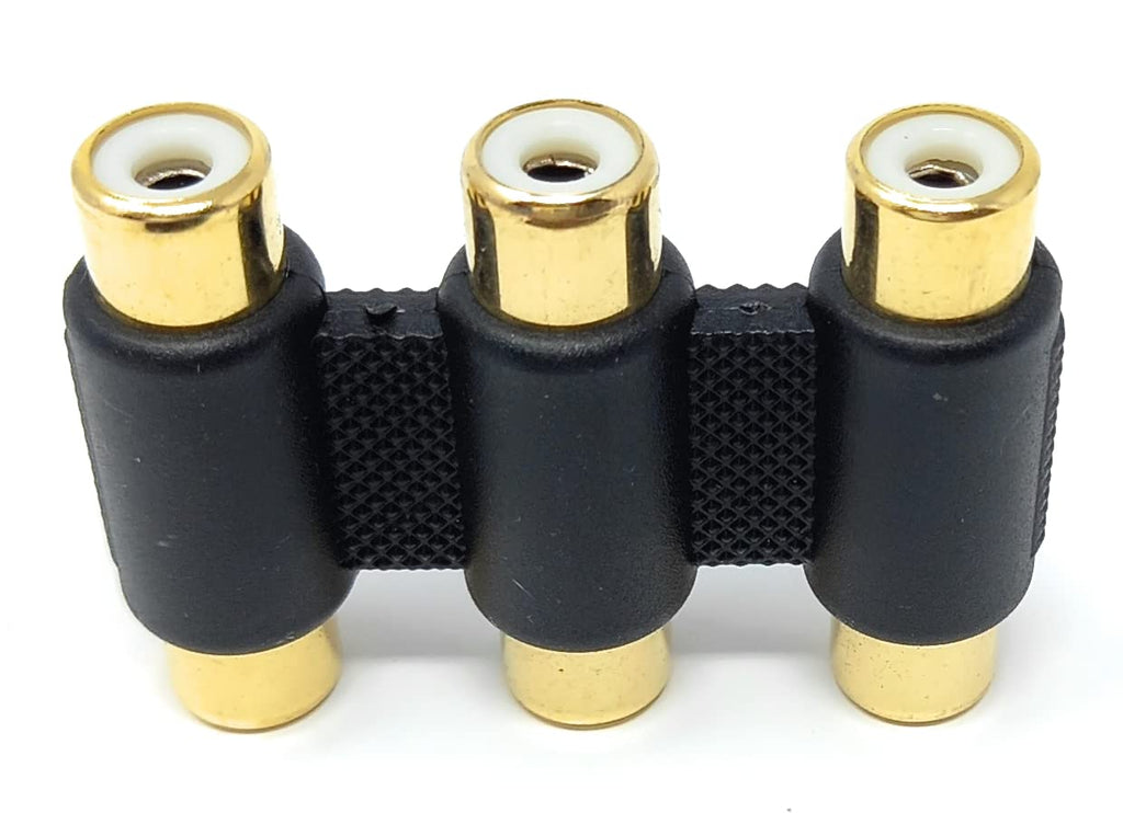 DRUT Phono RCA to RCA Coupler Joiner Female to Female Audio Connector Cable Adaptor Gender Changer