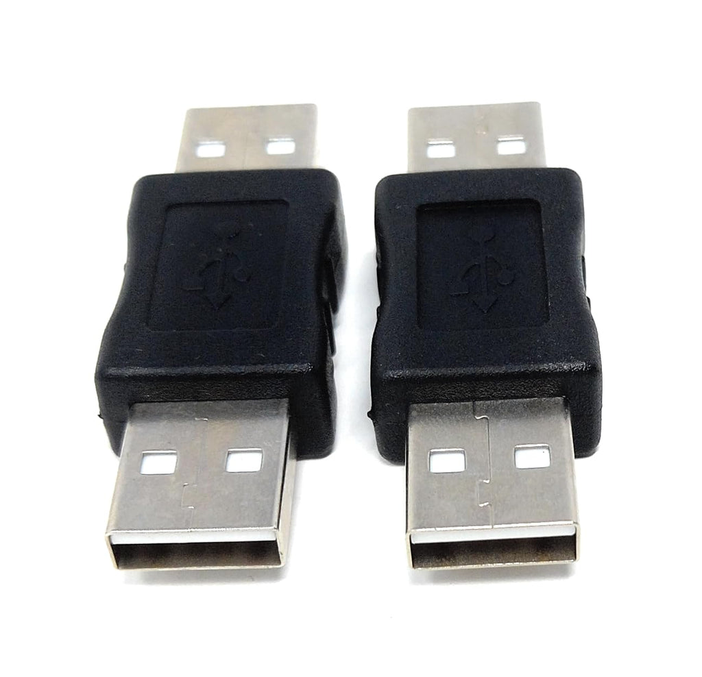 DRUT USB Coupler 2.0 Male to Male Converter Adapter Connector, Gender Changer, Cable Lead Joiner