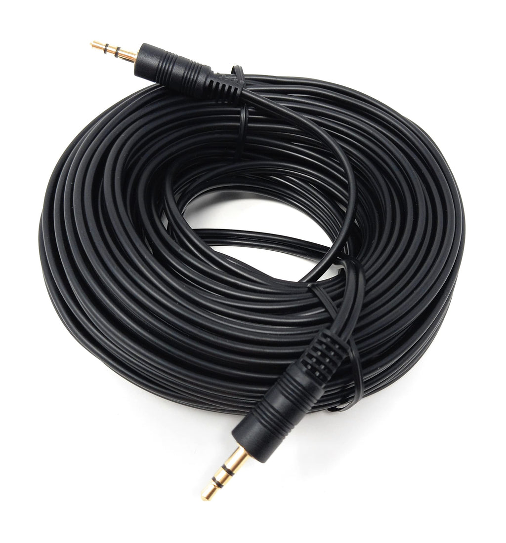 DRUT 3.5mm to 3.5mm Stereo Audio AUX Cable Gold Connectors, Small 3 pin Jack to Jack Speaker Lead