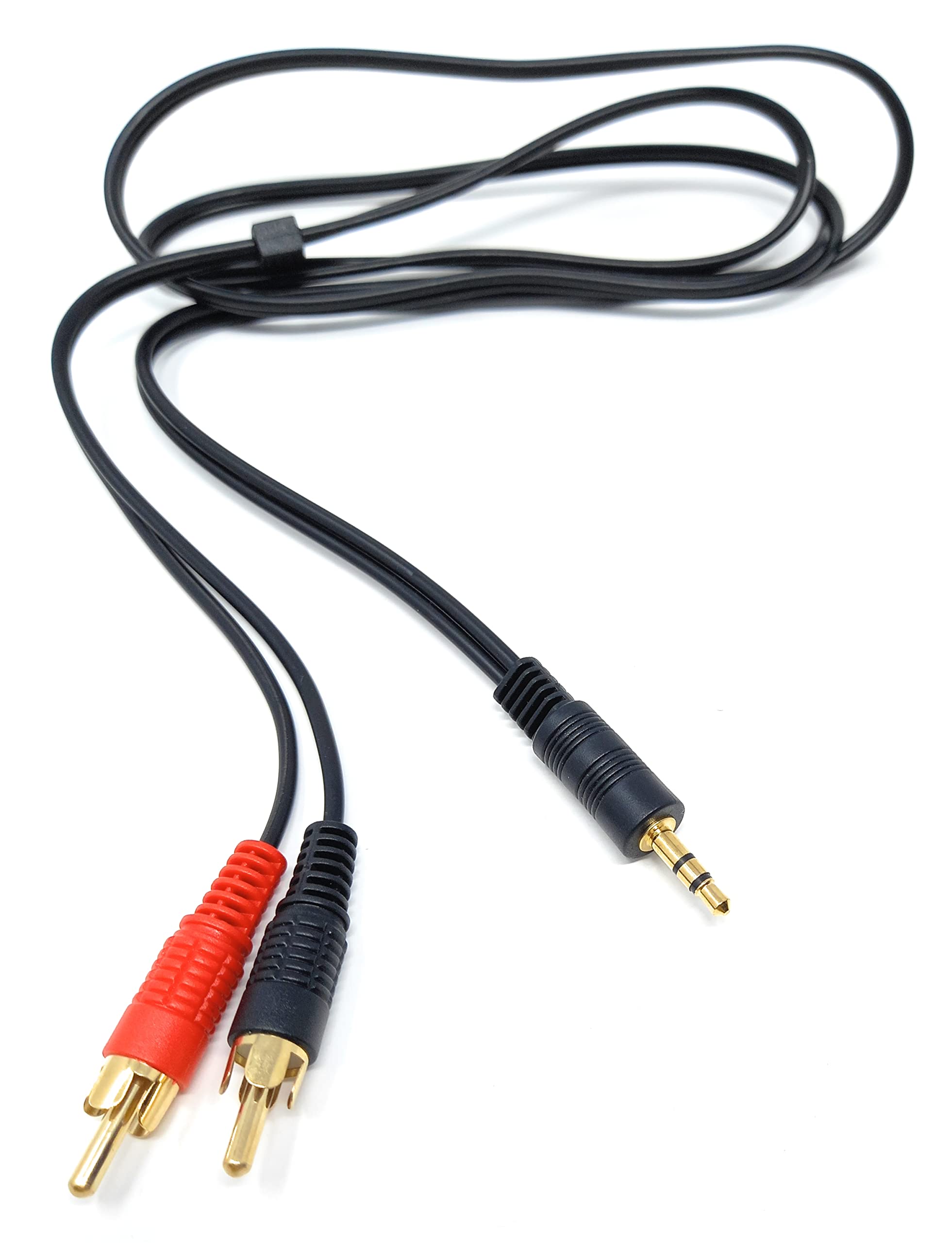 DRUT 3.5mm to Twin RCA Stereo Aux Phono Audio Cable Mini Jack Lead Cord Y Splitter Headphone Cord RCA Y Splitter Adapter