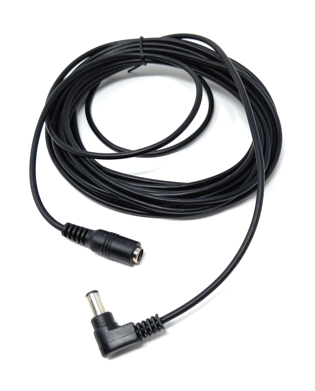 DRUT 5.5mm x 2.1mm Right Angled DC Power Male to Female Lead for Security Camera, LED Strip, CCTV IP Surveillance, Solar Panel, Music Instruments Extension Cable