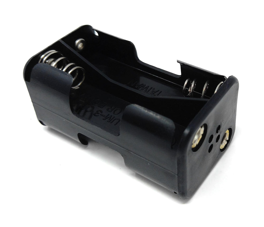 4 x AA Battery Holder Case Housing Box With Solder Lug Terminals Connector Block, Open Style Quadrate