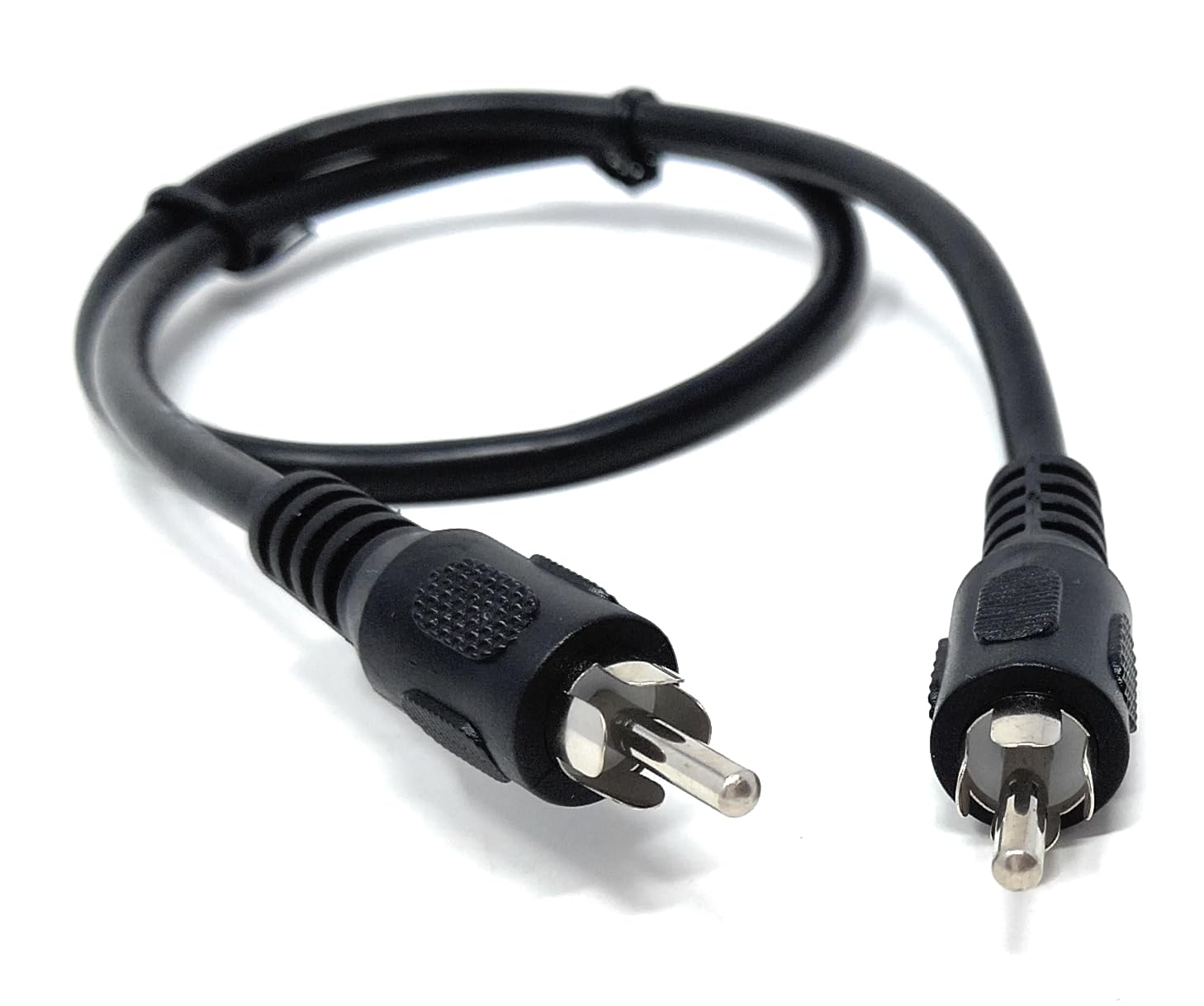 DRUT Single RCA to RCA Phono Plug to Plug Audio Cable, Speaker Male to Male Lead