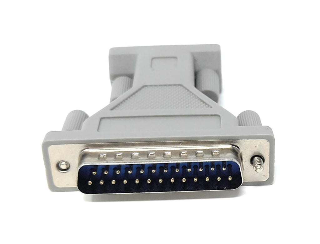 DRUT DB9 to DB25 Serial Adapter, Male-to-Male Converter for Legacy RS232 Devices