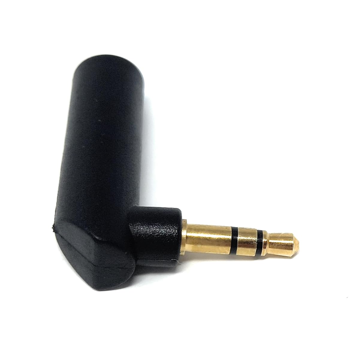 DRUT 3.5mm Stereo Jack to 3.5mm Jack Socket Right Angle AUX Cable Adapter