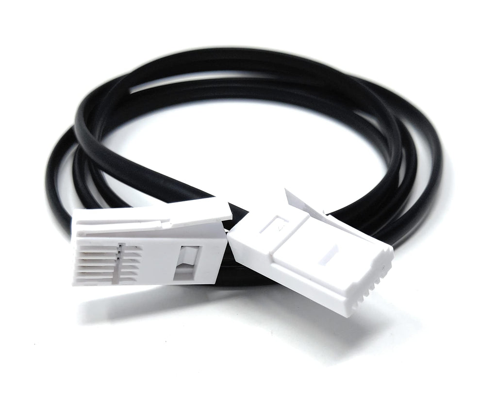 DRUT BT to BT 4 Wire 431A Male to Male Plug Telephone Flat Cable Lead
