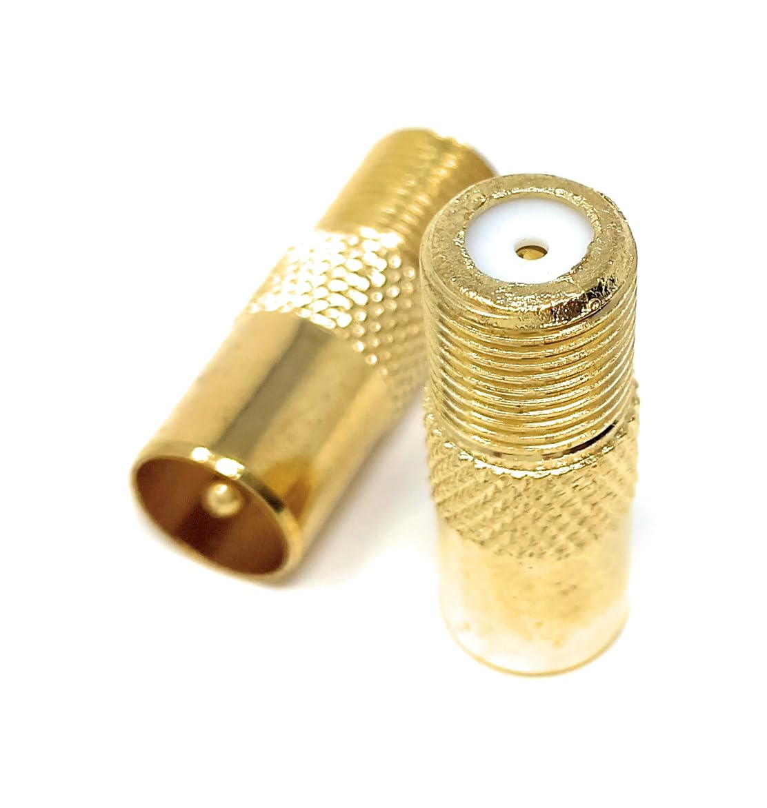 DRUT F Type Screw Female Socket to TV RF Male Coax Aerial Antenna Cable Adapter