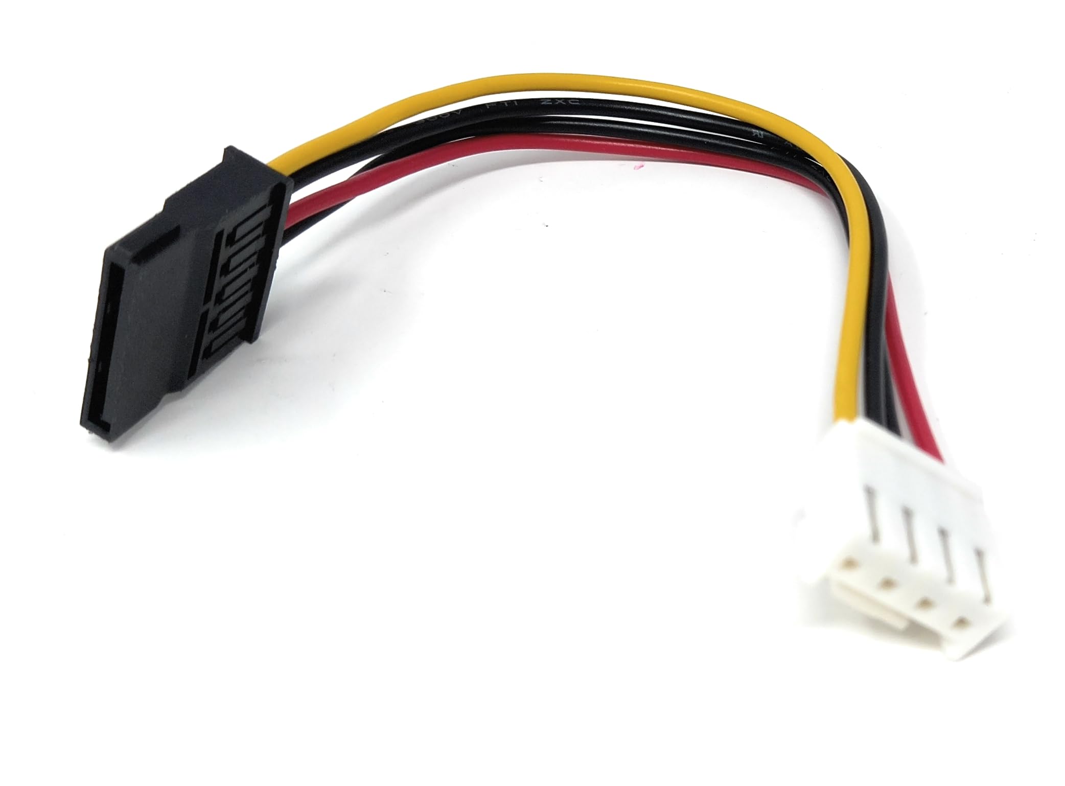 15cm DVR Power Cable 4 Pin to SATA 15 Pin HDD Power Adapter Lead, 4P to SATA Converter for Hard Drive, CCTV DVR, SSD & Computer Power Supply