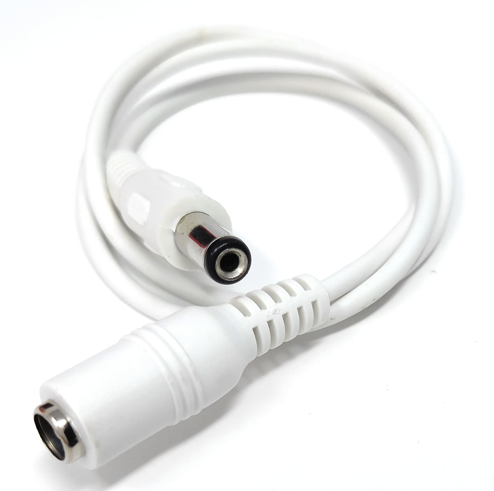 5.5mm x 2.1mm DC Power Plug to Socket, Male to Female CCTV, LED, Modem Router, Music Instruments Extension Lead Cable