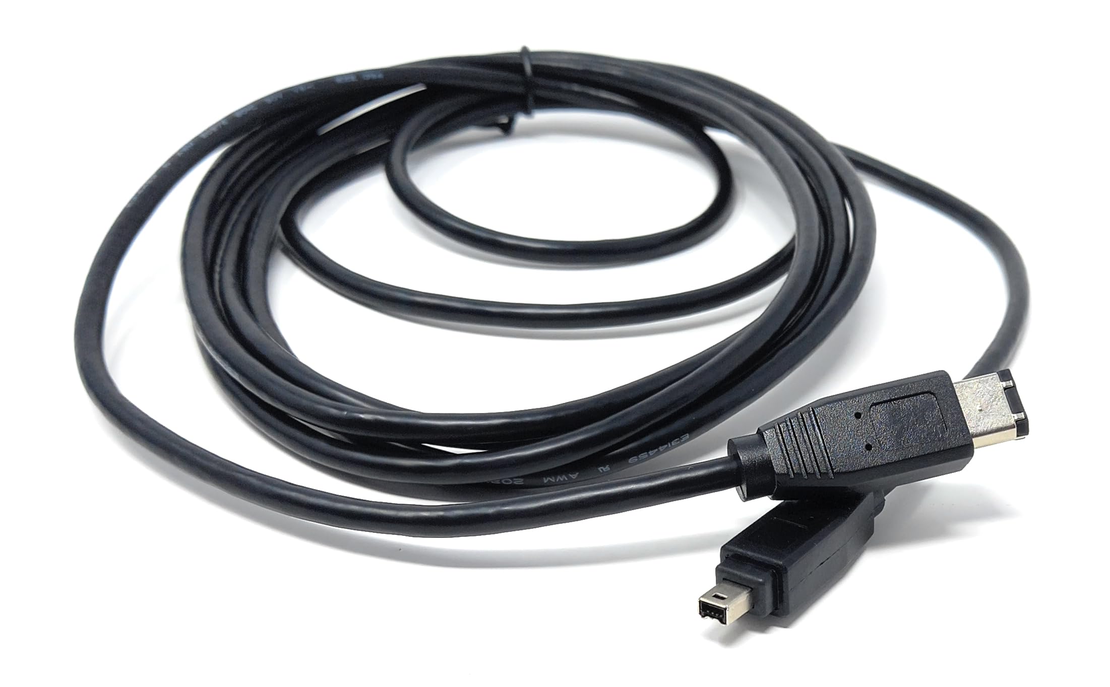 DRUT Firewire 6 Pin to 4 Pin Male Cable (400 IEEE 1394) Lead for Connecting Digital Camera, Camcorders to a PC or Laptop