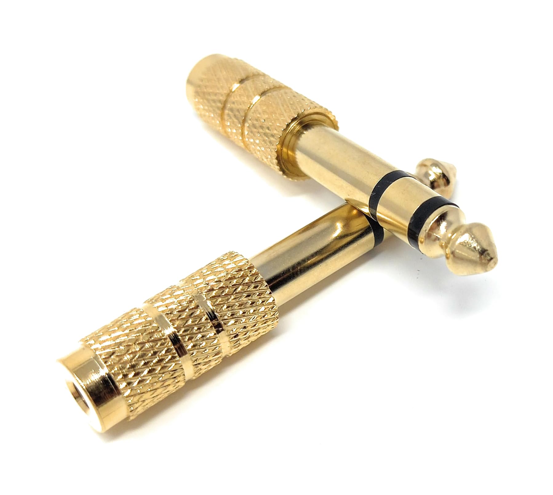 DRUT 3.5mm to 6.35mm Stereo Jack Audio Headphone Cable Adaptor Converter
