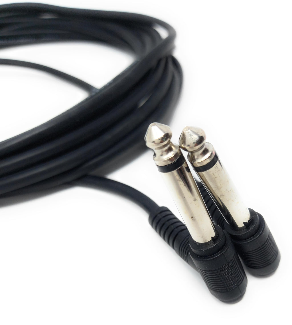 DRUT 6.35mm to 6.35mm Right Angle 90 Degree Jack Audio Mono Guitar Speaker Music Instrument Cable Lead