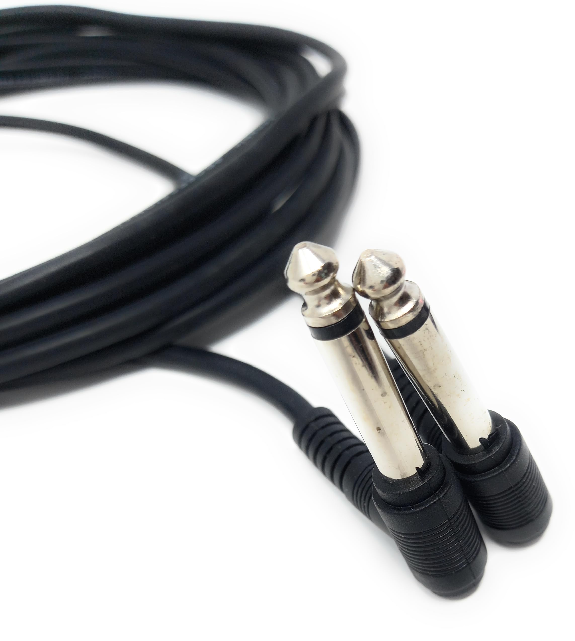 DRUT 6.35mm to 6.35mm Right Angle 90 Degree Jack Audio Mono Guitar Speaker Music Instrument Cable Lead