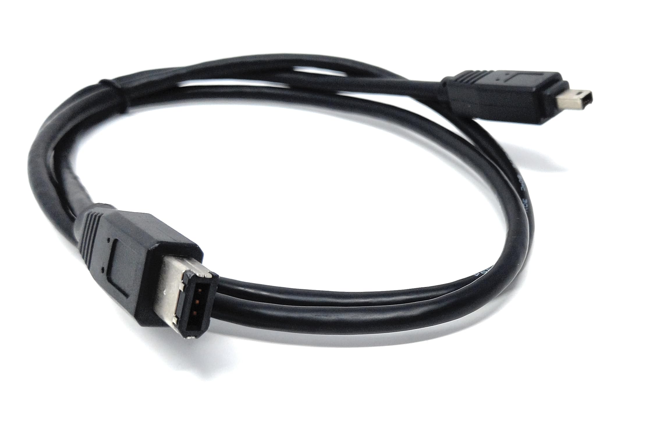 DRUT Firewire 6 Pin to 4 Pin Male Cable (400 IEEE 1394) Lead for Connecting Digital Camera, Camcorders to a PC or Laptop