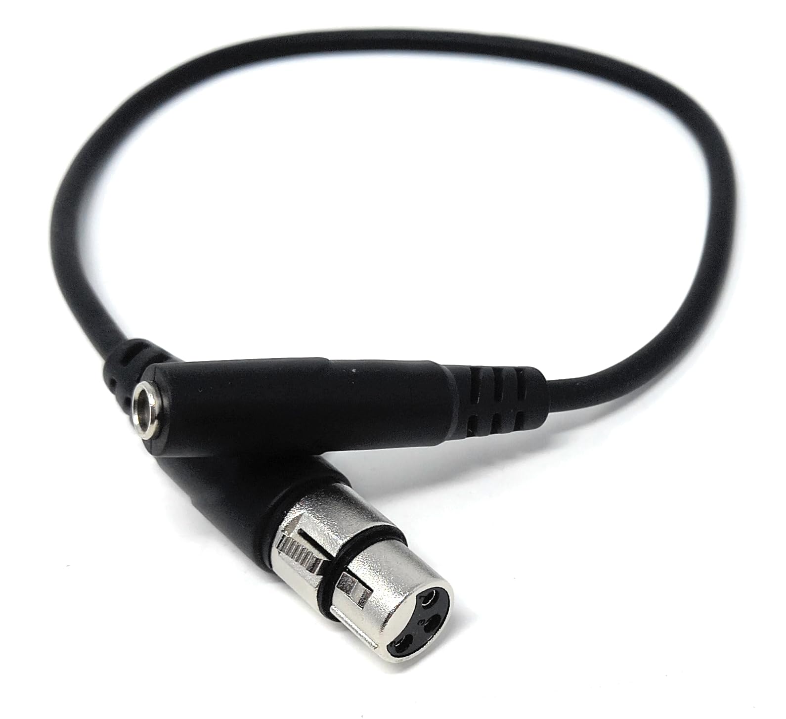 6.35mm (1/4") Stereo Jack Socket to 3-Pin XLR Female Adapter Cable – Audio Converter for Mixers, Controllers, DJ & Pro Sound Equipment