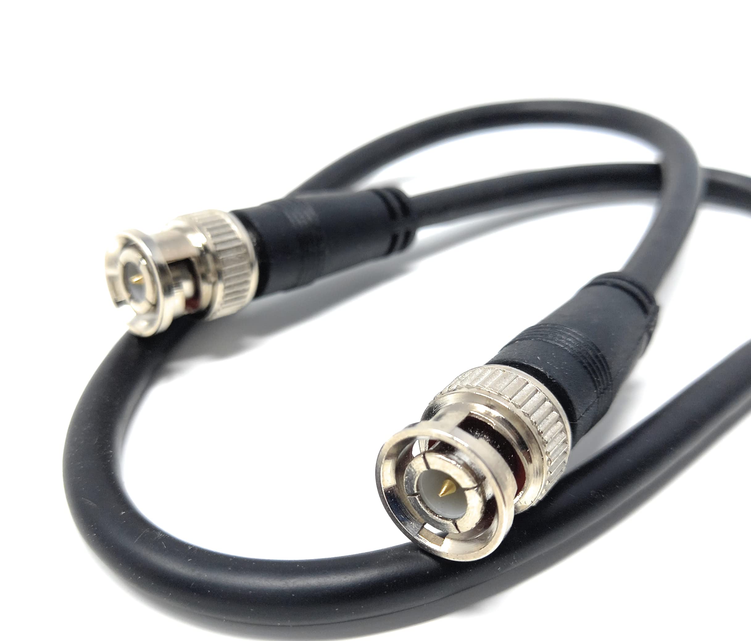 DRUT BNC to BNC Cable Lead, Coaxial RG59/RG59U 75ohm for CCTV Video Camera, Male to Male Plugs