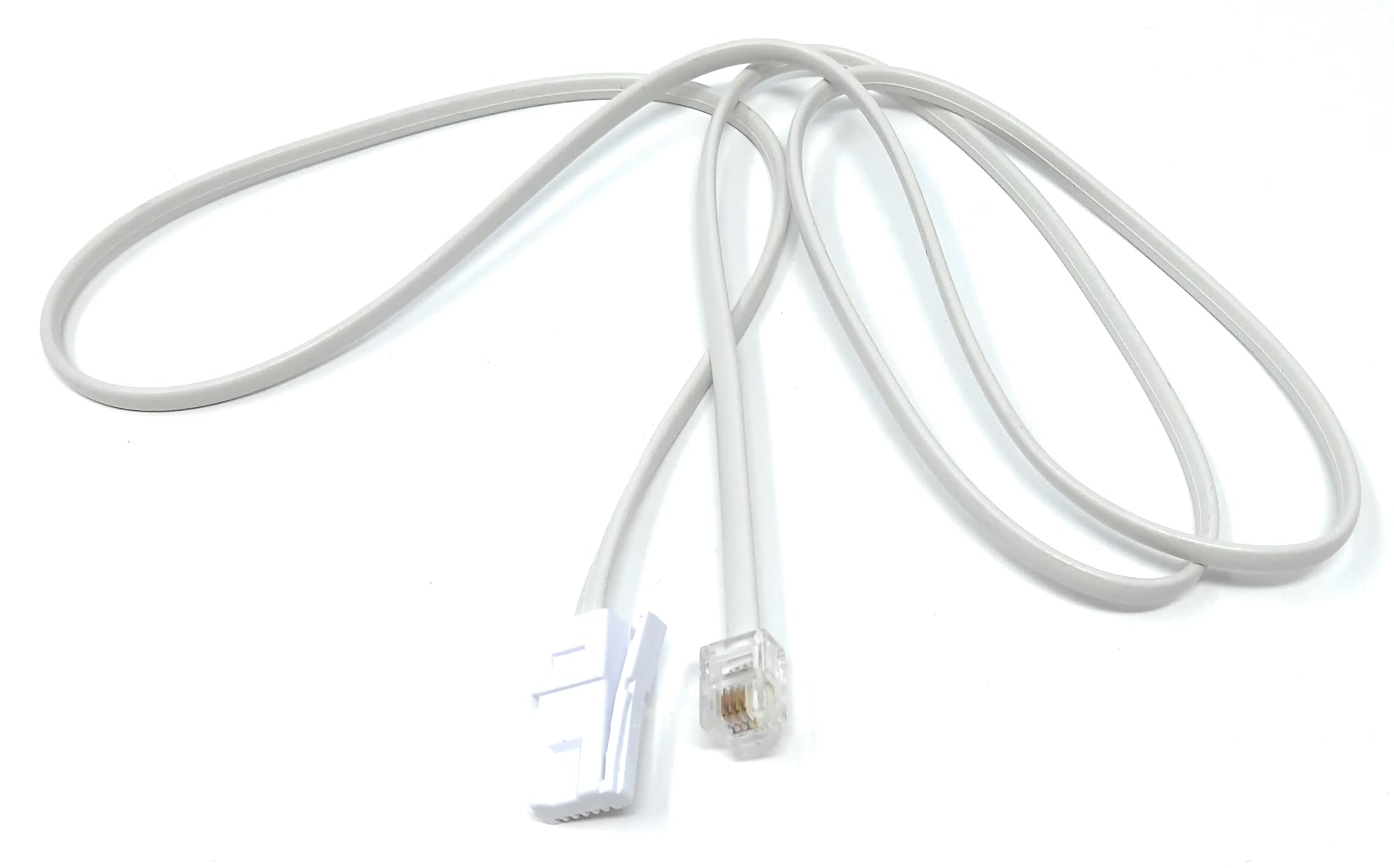 DRUT BT to RJ11 4 Wire (431A) Male to Male UK Telephone Modem Lead Cable