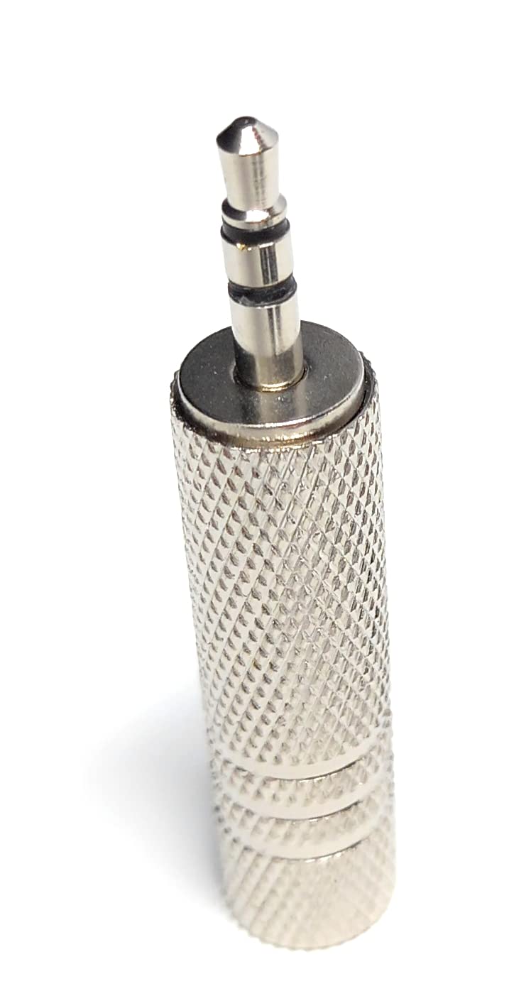 DRUT 6.35mm Stereo Socket to 3.5mm Stereo Jack Cable Extension Adapter, Male to Female description