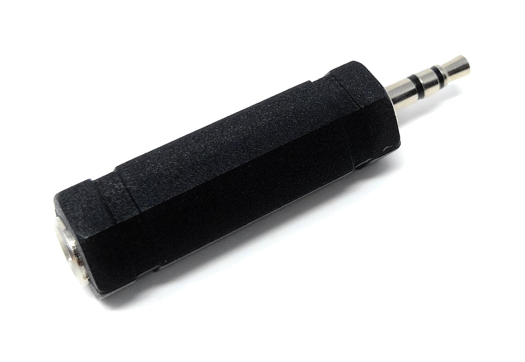 DRUT 3.5mm Stereo Plug to 6.35mm Stereo Socket Audio Adapter 1/4 inch Female to 1/8 inch Male Headphone Microphone Cable Converter