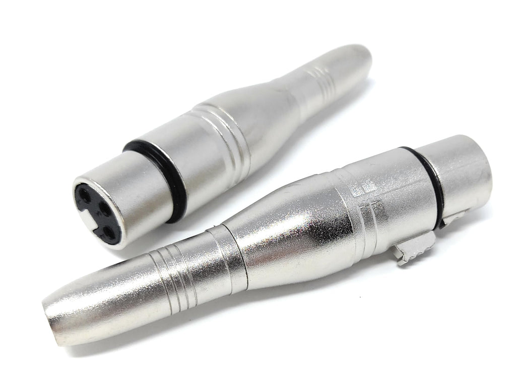 DRUT XLR Female 3pin to 6.35mm Balanced Jack Socket Adapter Cable Converter