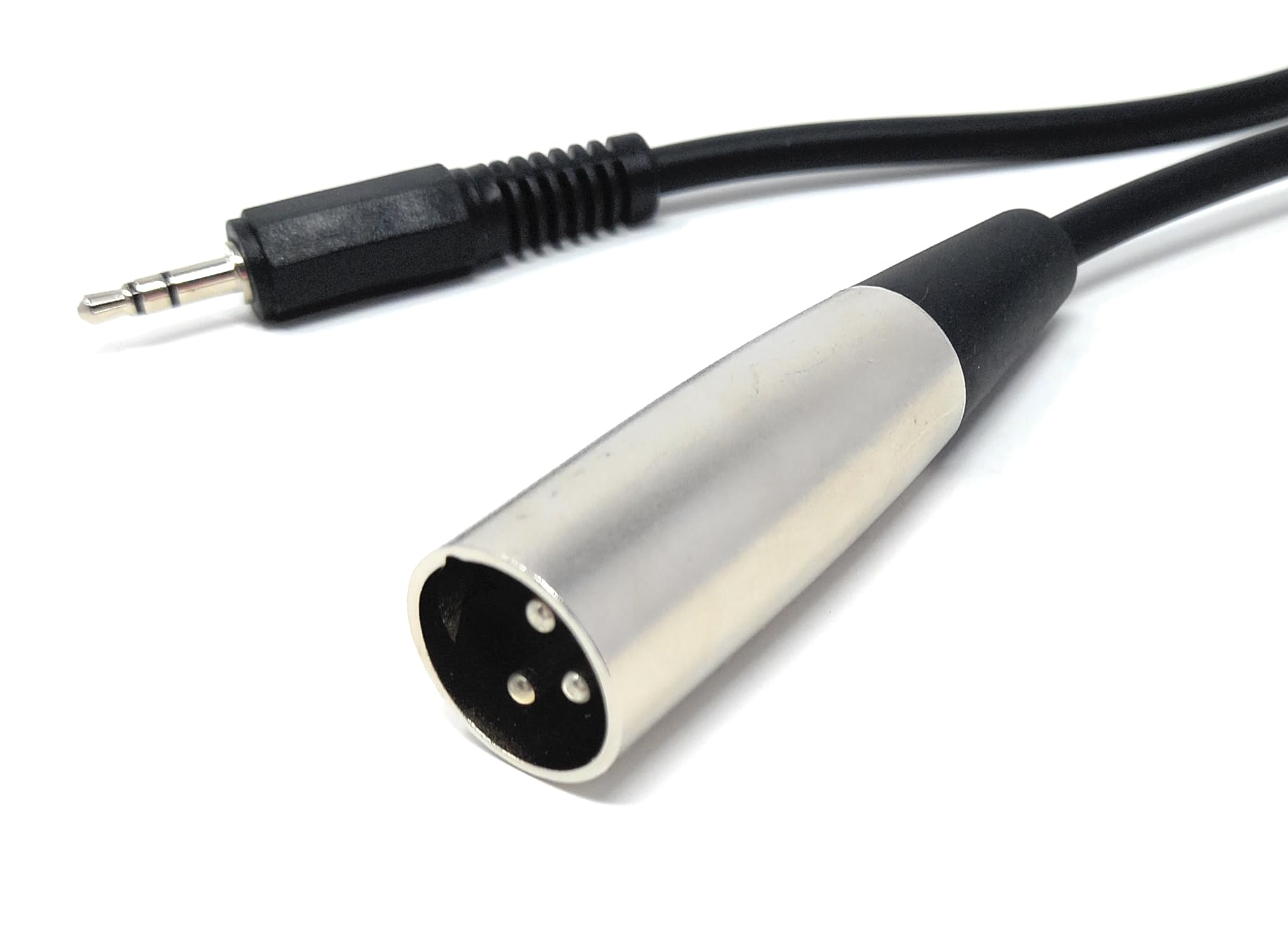 DRUT 3 Pin XLR Male to 3.5mm Stereo Jack Microphone, Audio Recording Lead Cable