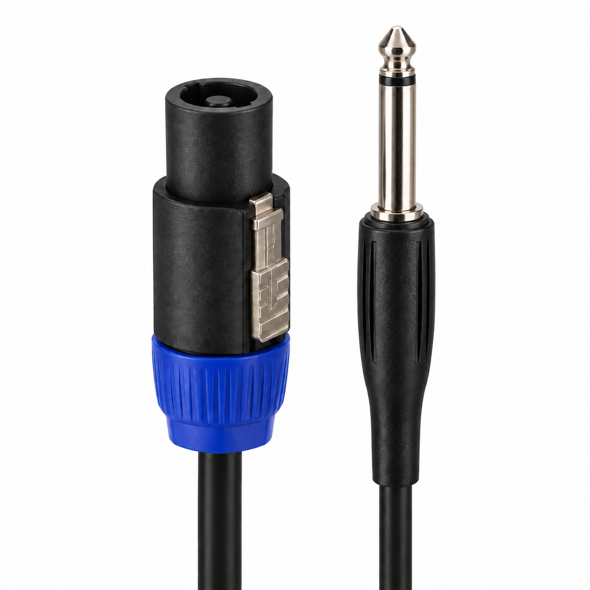 6.35mm (1/4") Jack to Speakon Locking PA Speaker Cable (Various Lengths)