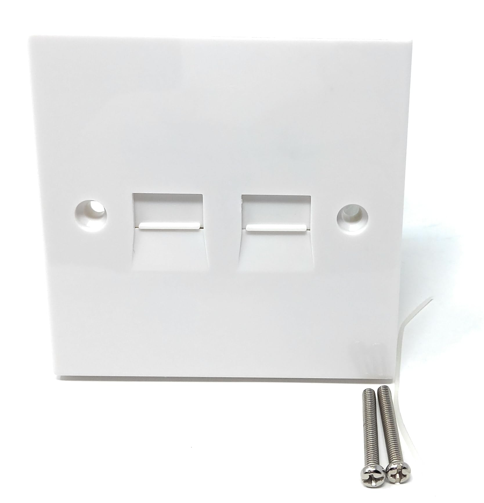 DRUT Twin BT Master Telephone Flush Mounting PSTN IDC Wall Double Socket (4/1A)