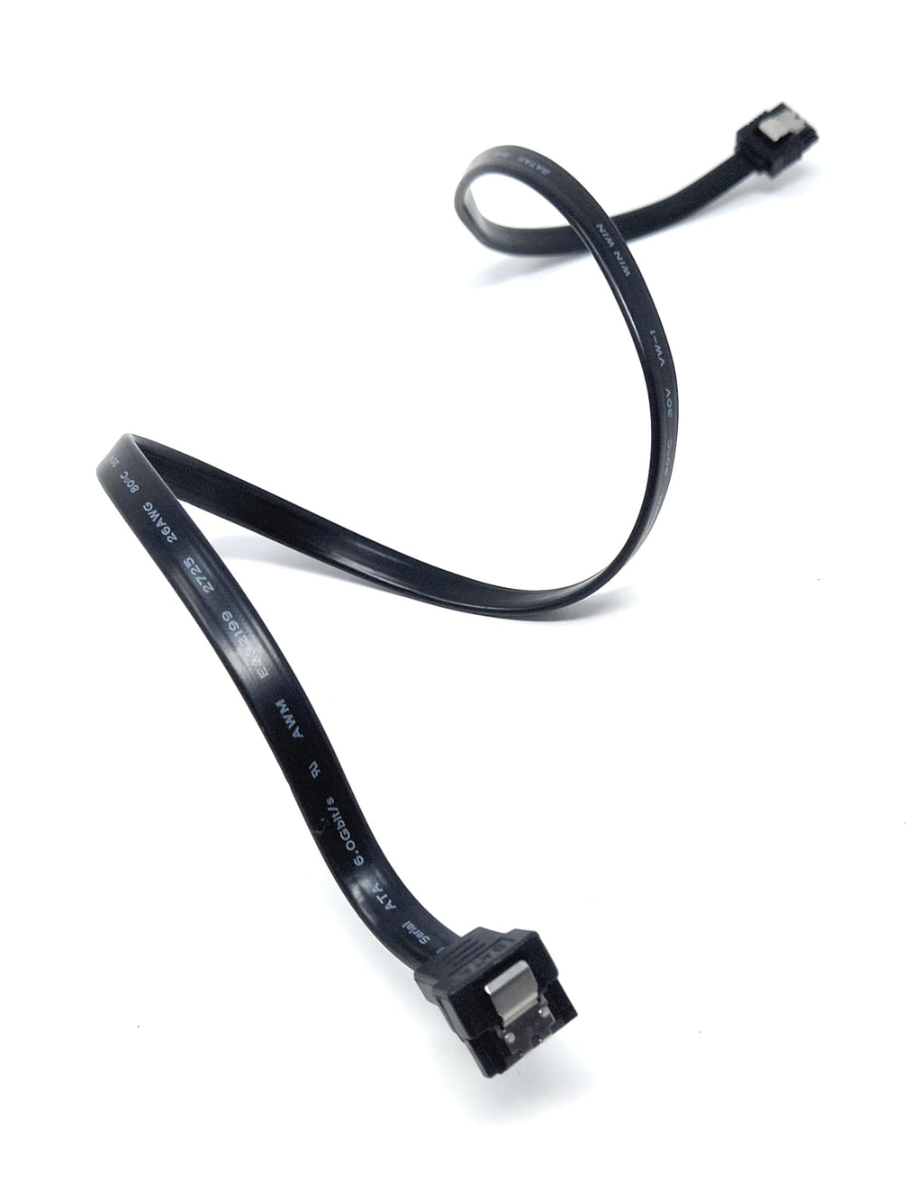 DRUT 90 Degree Right Angle SATA III 6.0 Gbps Data Cable, 50cm, Compatible With SATA HDD, SSD, CD Driver, CD Writer