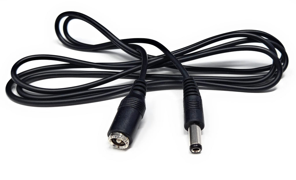 DRUT 2.5mm x 5.5mm Male to Female Power DC Connector Extension Cable Lead for CCTV Cameras, LED Lights