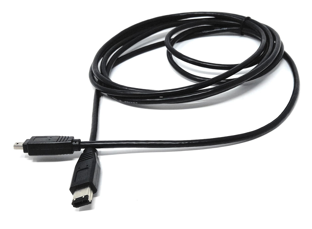 DRUT Firewire 6 Pin to 4 Pin Male Cable (400 IEEE 1394) Lead for Connecting Digital Camera, Camcorders to a PC or Laptop