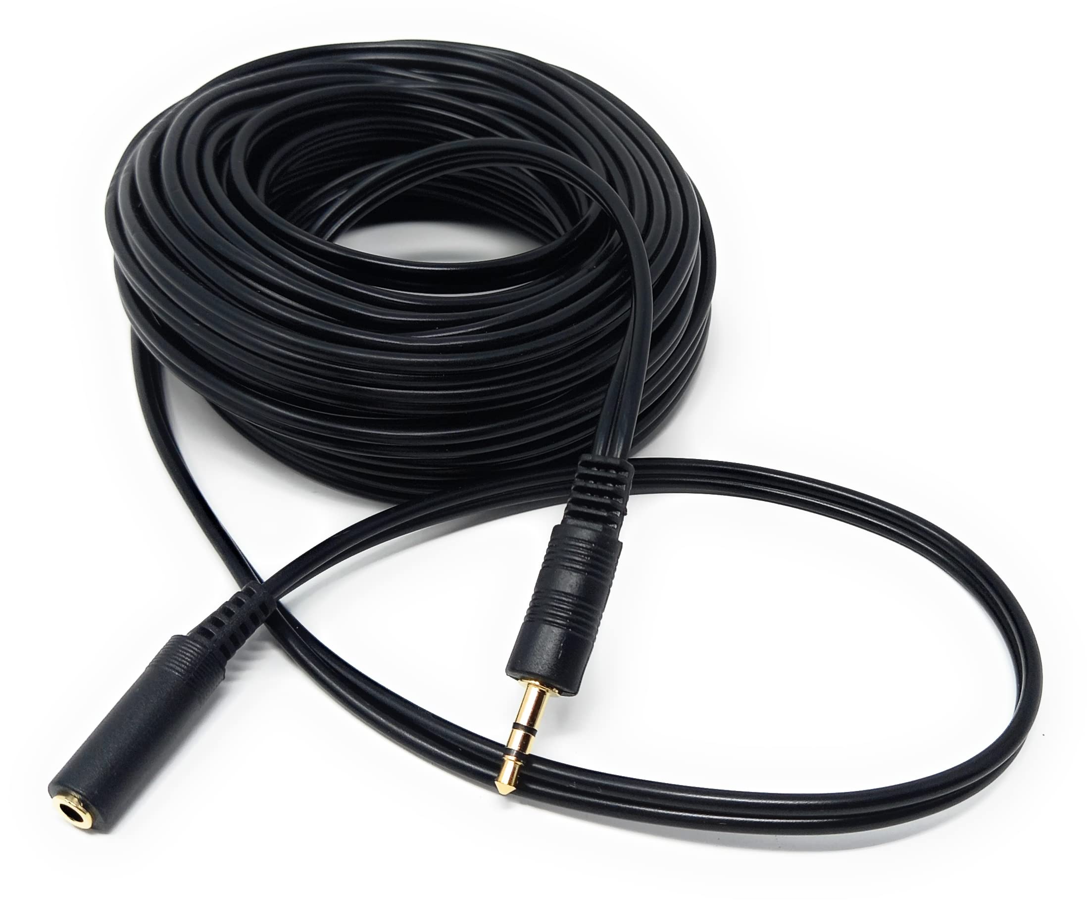 DRUT 3.5mm to 3.5mm Stereo Audio Extension Cable Lead Male to Female Gold Connectors