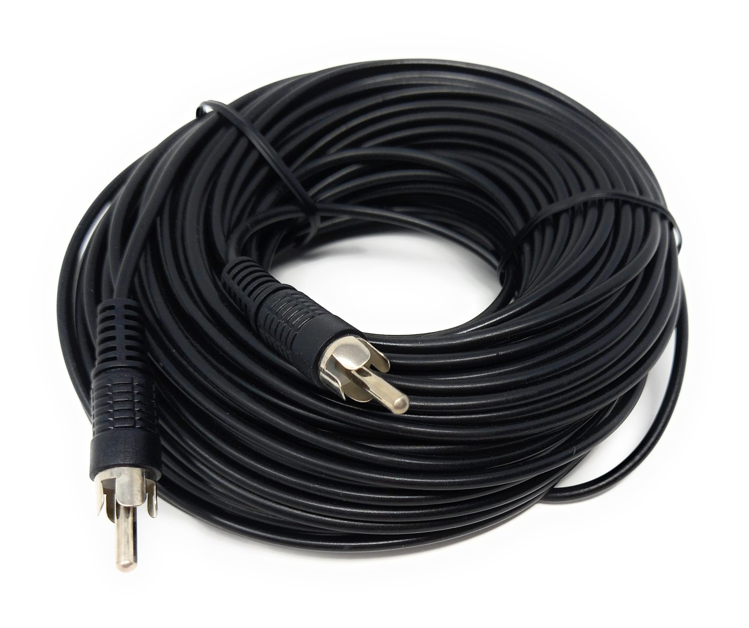 DRUT Single RCA to RCA Phono Plug to Plug Audio Cable, Speaker Male to Male Lead