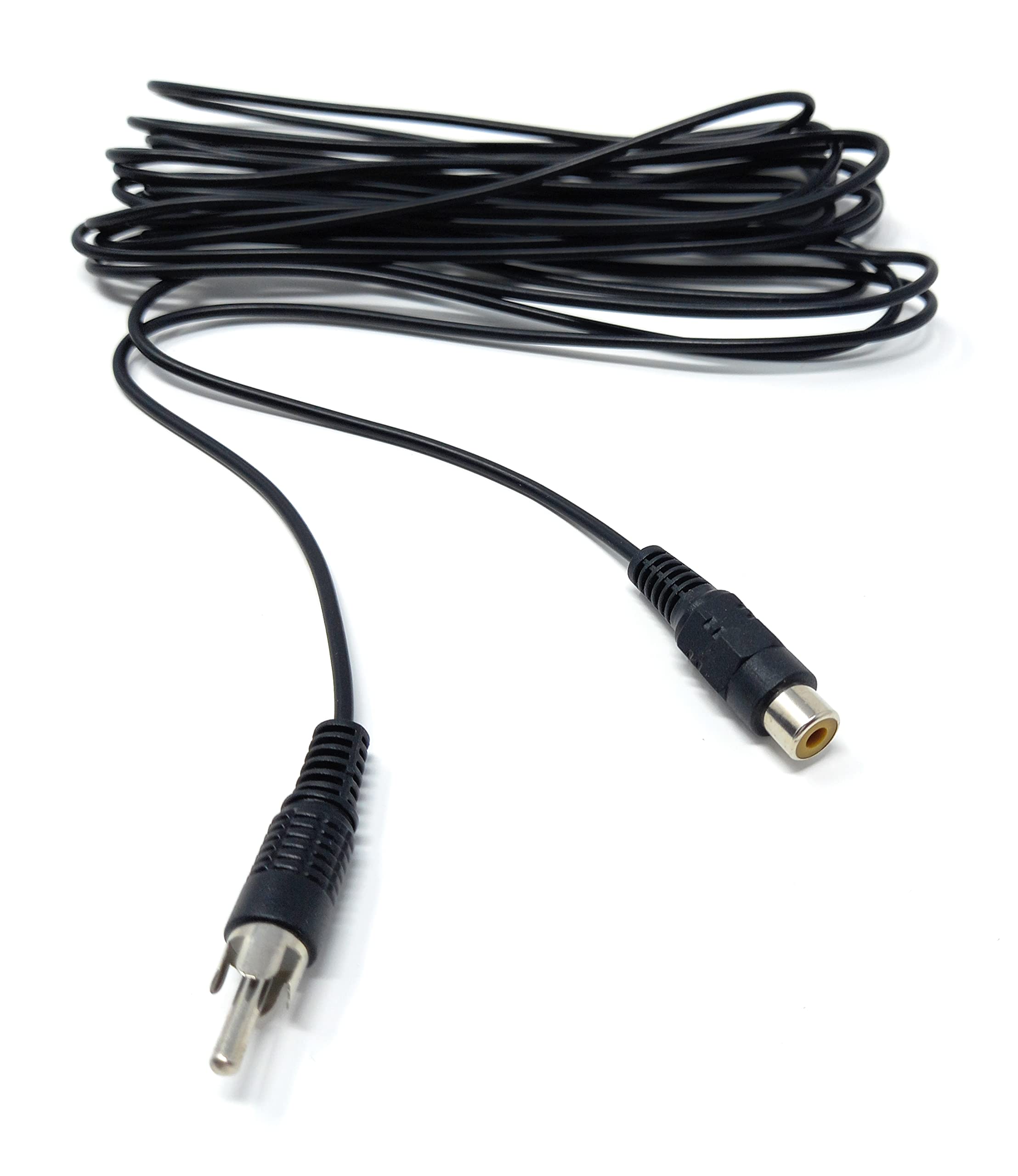 DRUT RCA to RCA Socket Mono Single Phono Extension Cable HI-FI/TV Audio Video Lead Cord