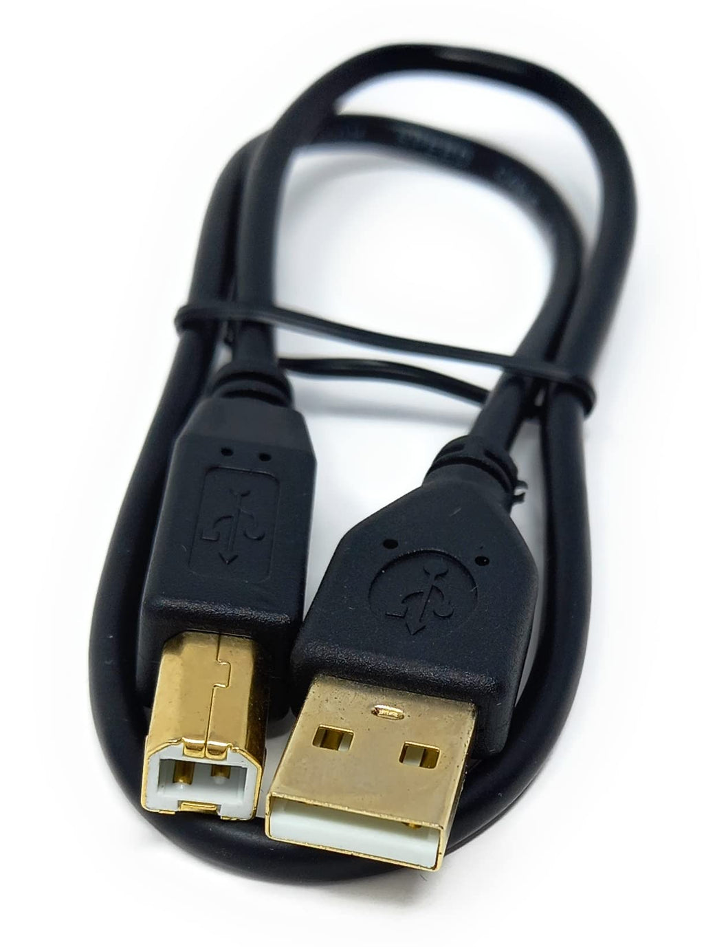 DRUT USB A to B 2.0 24AWG High Speed Cable Lead for Printer, Scanner, Music Instrument