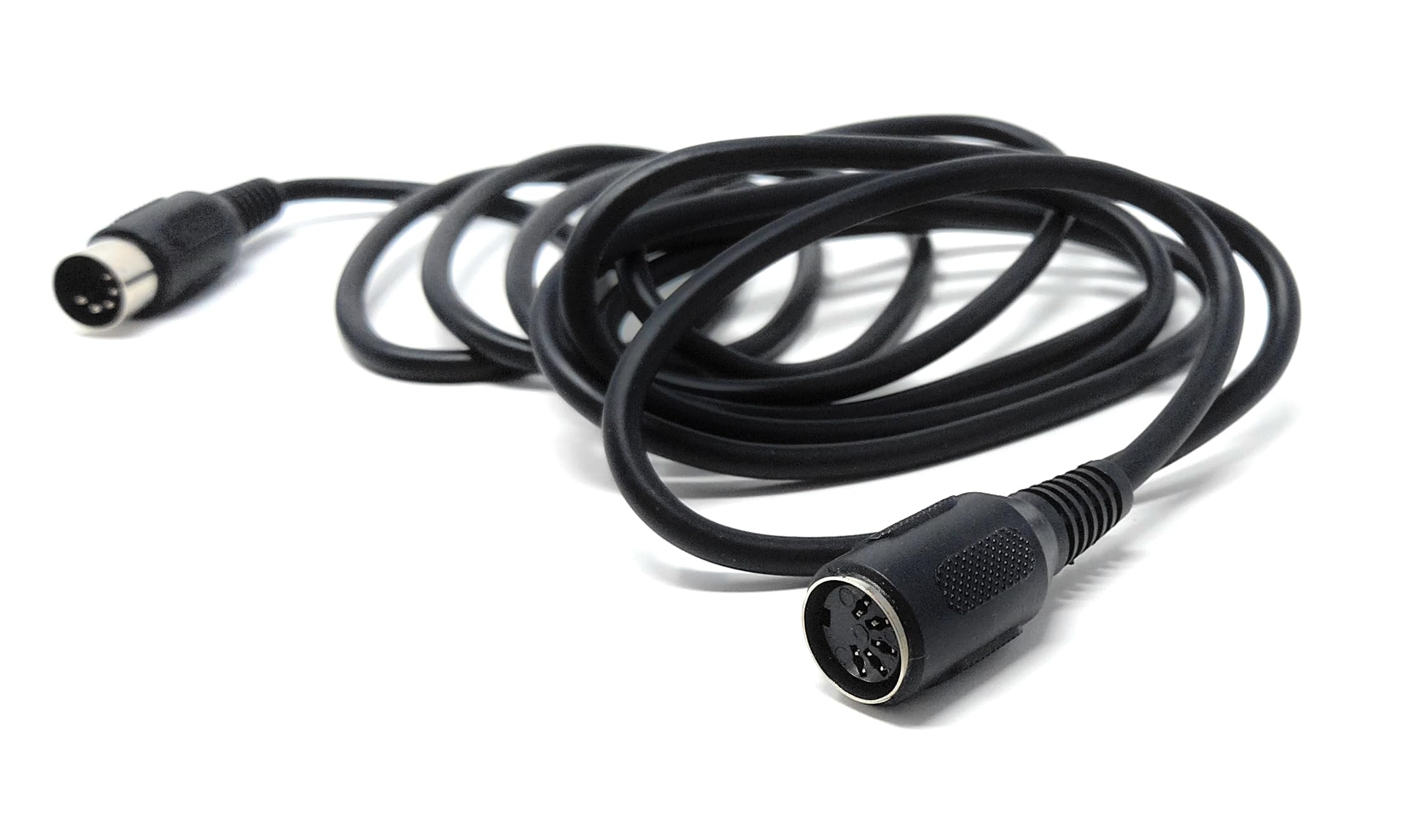 DRUT MIDI 5-PIN DIN Extension Cable, Male to Female, for MIDI Keyboard, Electric Piano, Synthesiser, MIDI Guitar