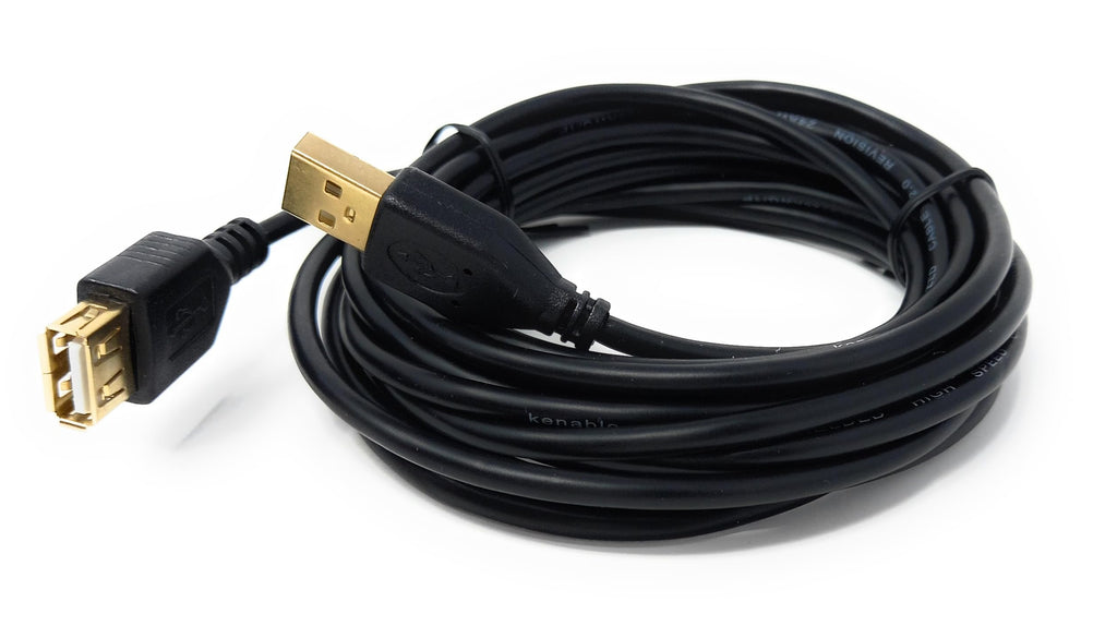 DRUT USB 2.0 Extension Lead 24AWG High Speed Cable A Plug to Socket Male to Female