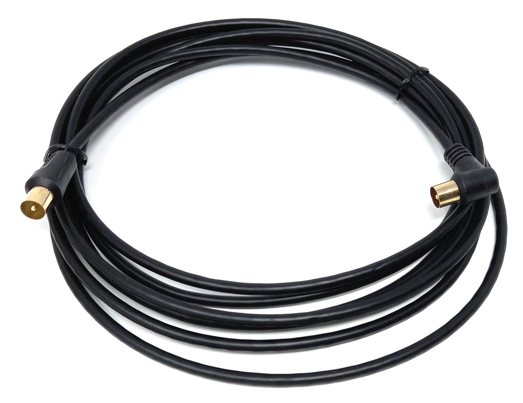 DRUT TV Male to Male Plug Coaxial Cable RG6 Aerial Digital Antenna RF Fly Lead Cable