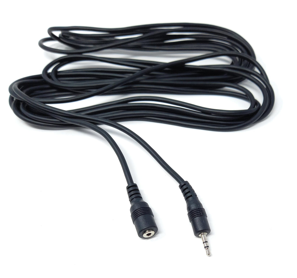 DRUT 2.5mm Stereo Jack Plug to 2.5mm Socket Extension Male to Female Audio Lead Cable Nickel Connectors