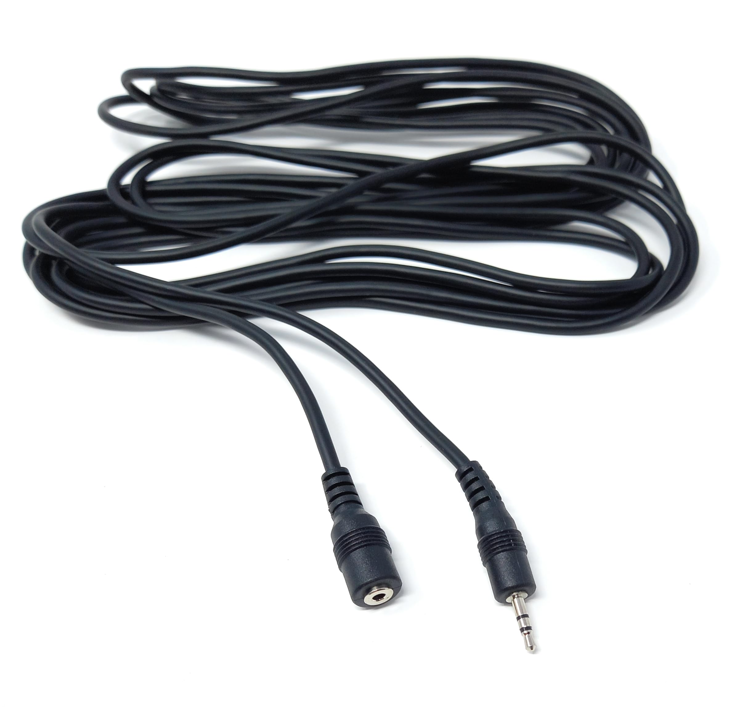 DRUT 2.5mm Stereo Jack Plug to 2.5mm Socket Extension Male to Female Audio Lead Cable Nickel Connectors