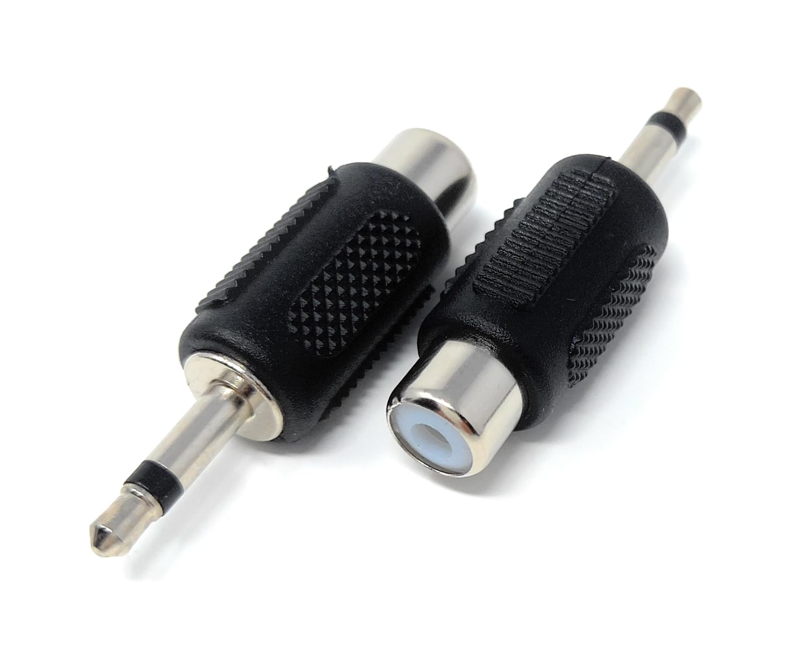 DRUT RCA Phono Socket to 3.5mm Mono Jack Plug, Audio Video Adapter