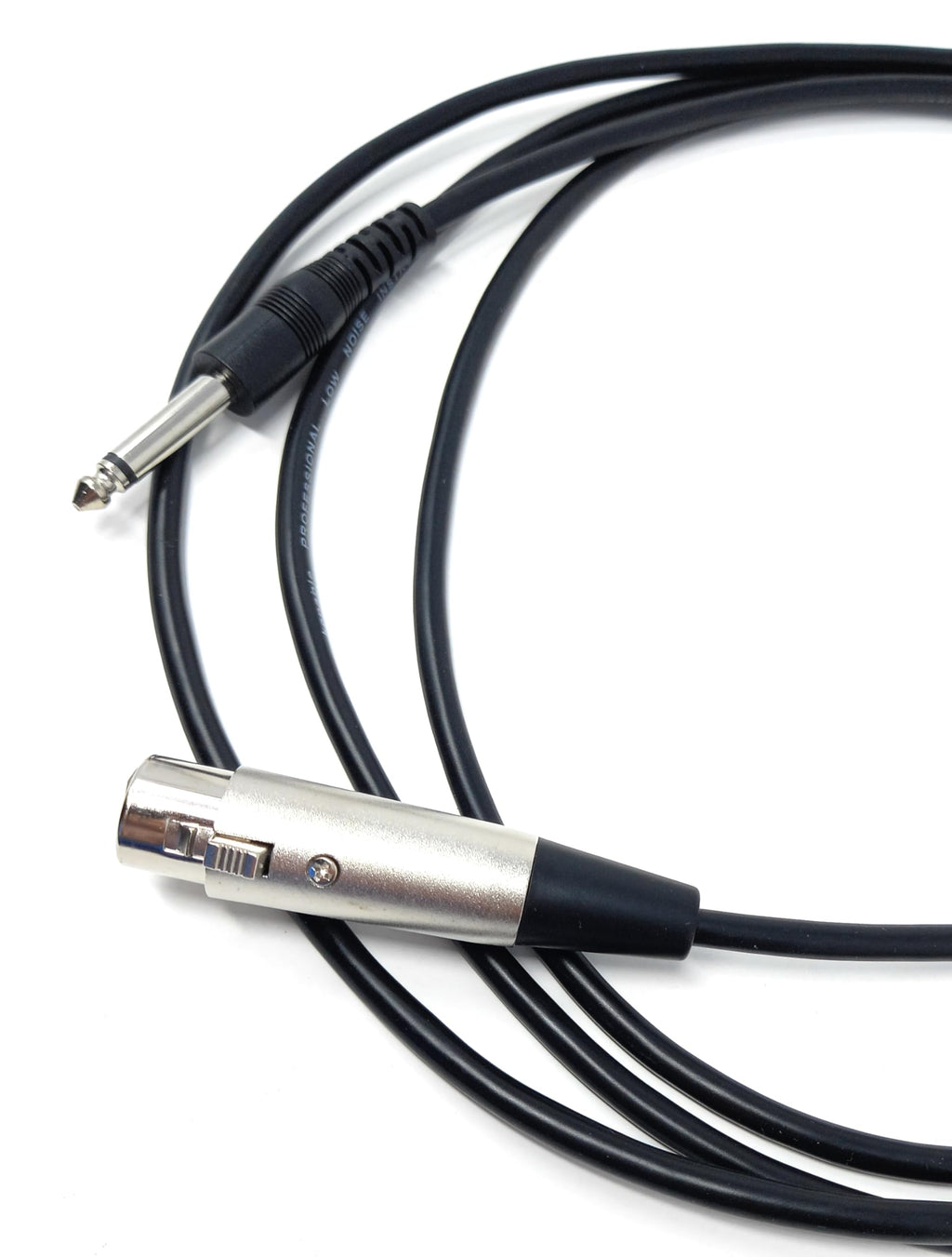 DRUT 6.35mm Mono Jack Plug to XLR Socket Female Microphone, Mic, Music Instruments, Audio Cable, TS (1/4 inch) Lead