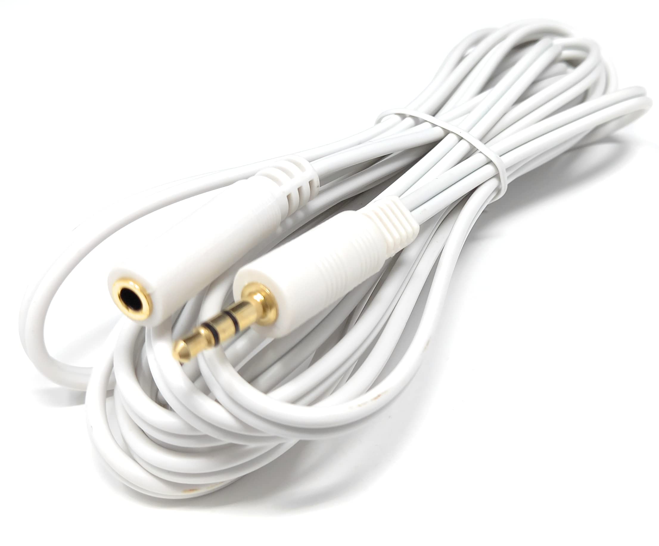 DRUT 3.5mm to 3.5mm Stereo Audio Extension Cable Lead Male to Female Gold Connectors