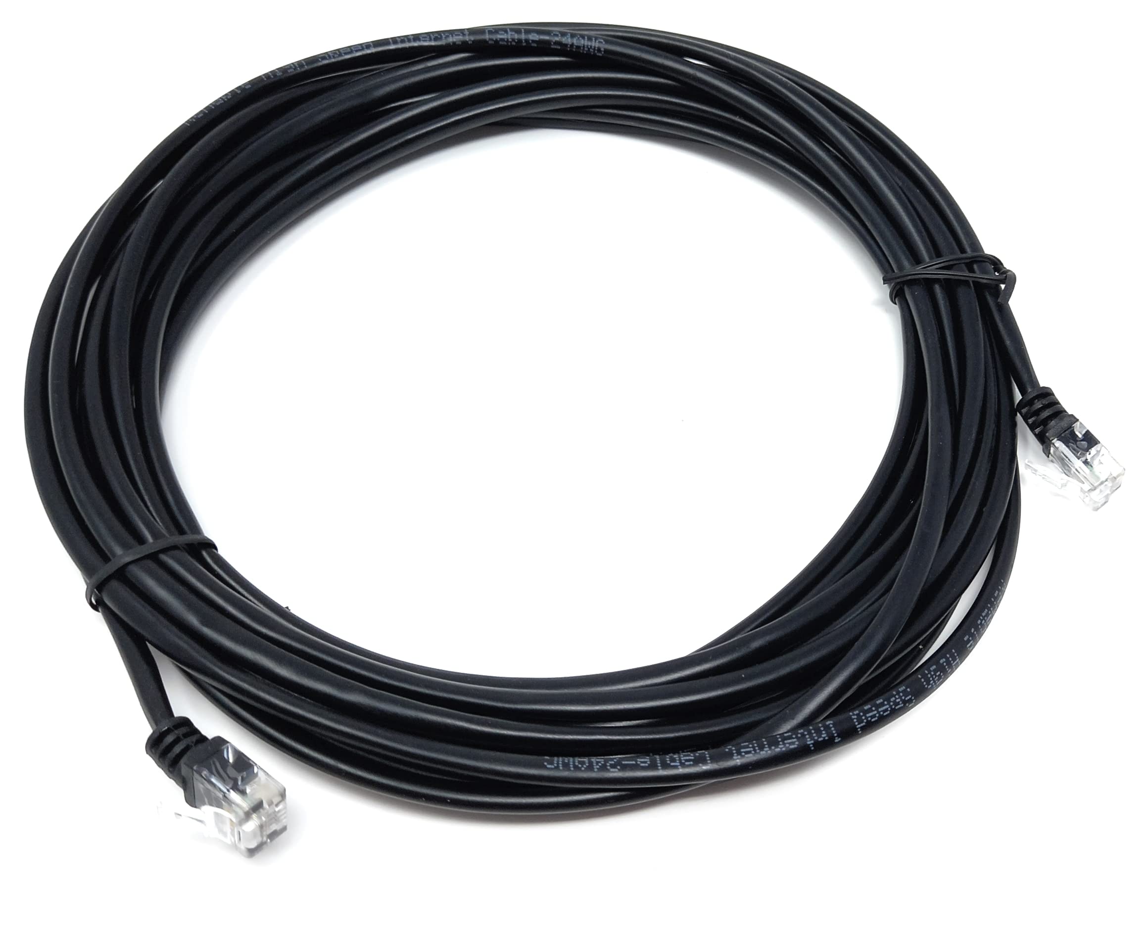 RJ11 to RJ11 ADSL 2 High Speed Broadband Modem Telephone Cable Transmits Data Up to 100 Mbits/sec, 26 AWG Supports Analogue or Digital (DSL/ISDN) Applications