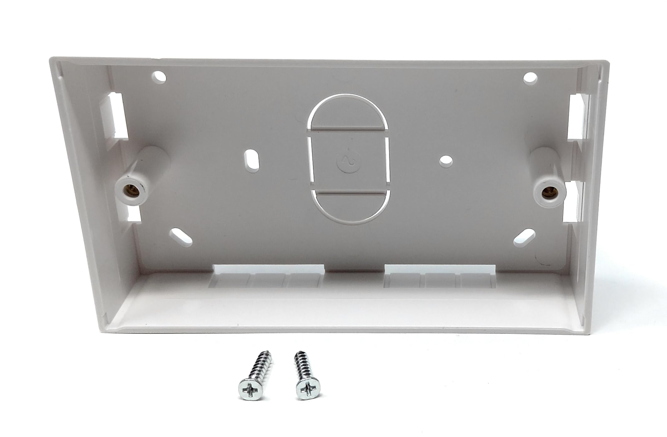 Surface Mounting Back Box for Wallplate Ethernet Faceplate, Multi Cable in/out Points